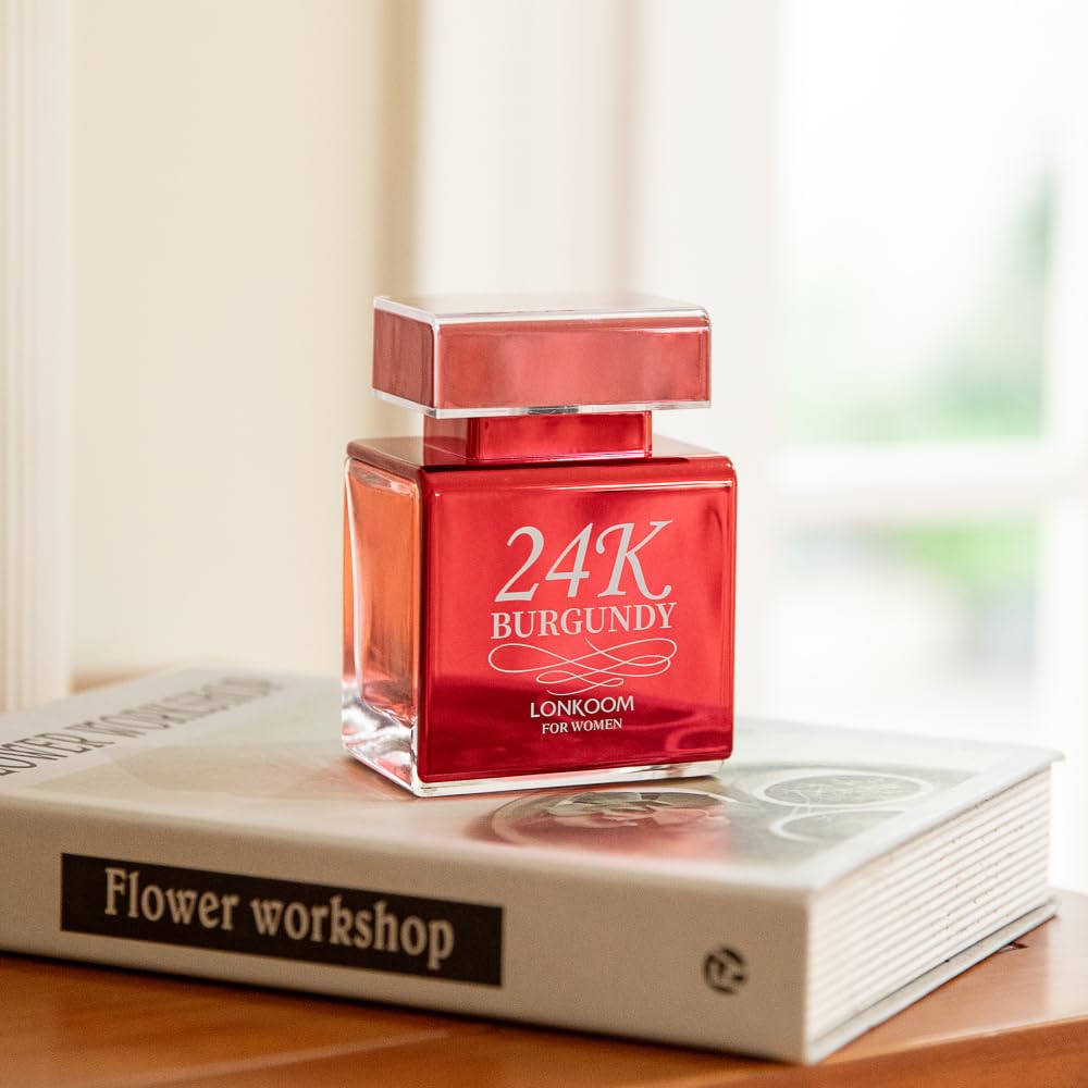 LONKOOM 24K Burgundy Perfume for Women