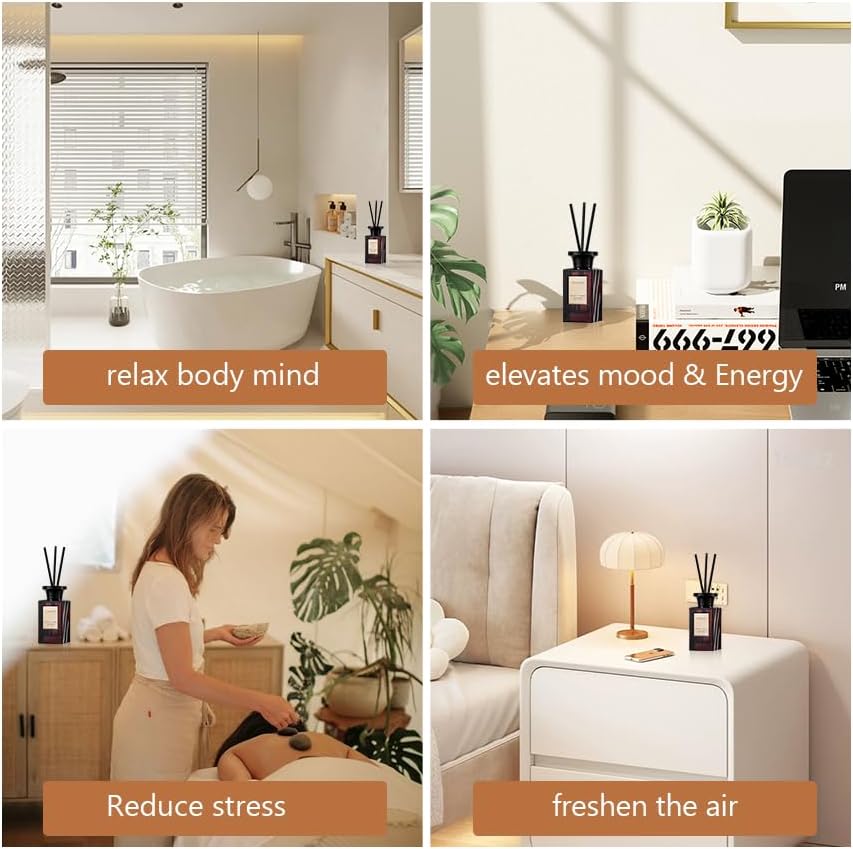 Bourbon Plum Wine Reed Diffuser Set