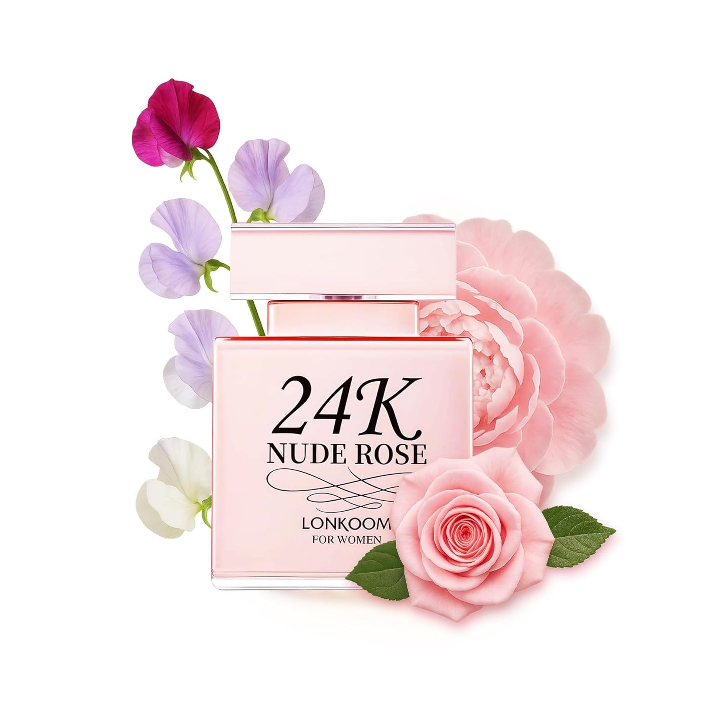 Lonkoom 24K Nude Rose Perfume for Women