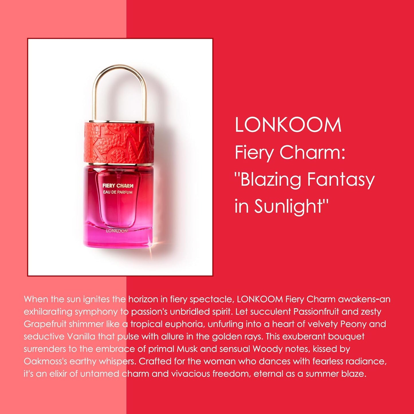 LOCK FIERY CHARM