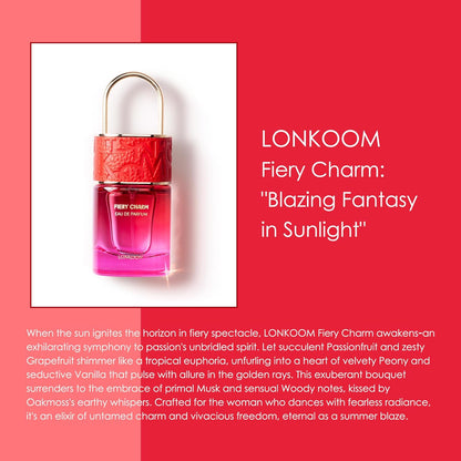 LOCK FIERY CHARM