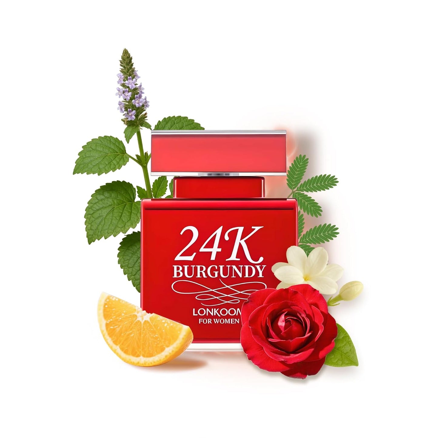 LONKOOM 24K Burgundy Perfume for Women